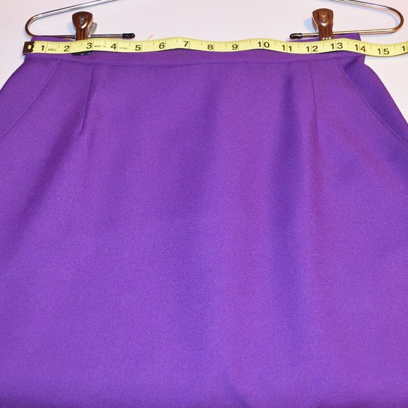 Vintage Purple Levi Strauss Bend Over Skirt Made in USA - Picture 3 of 7